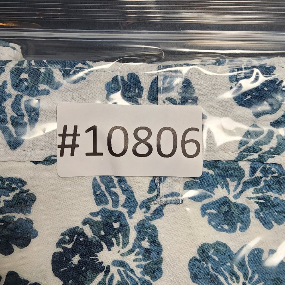 Jachs Shorts Mens 44 White & Blue Floral Print Mid Rise Flat Front *NWT* - Picture 10 of 12